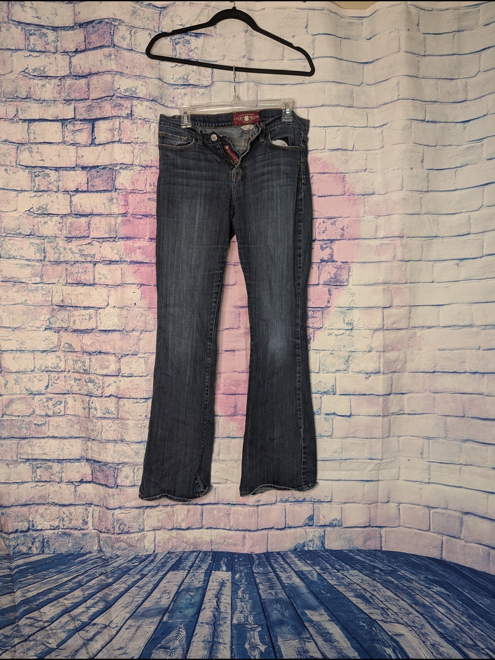Lucky Brand Women's Dark Blue Flare Jeans